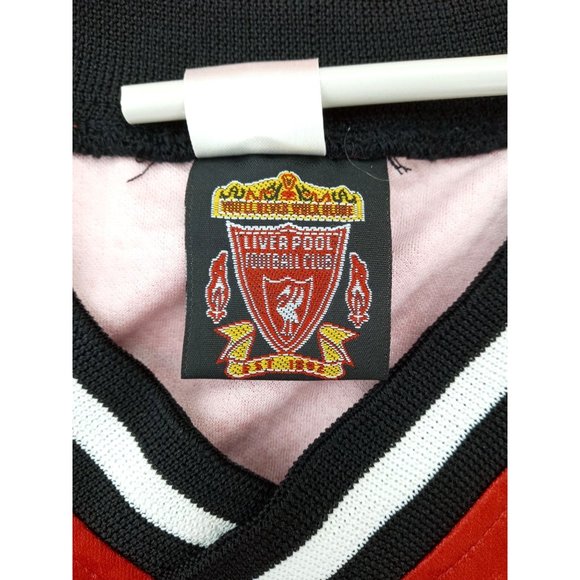 Vintage Liverpool LFC Football Club Jersey Satin Official England Soccer Enfield - Picture 6 of 12